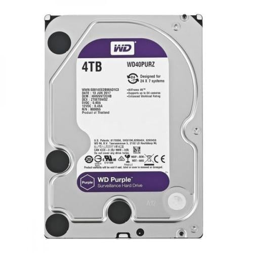ذاكرة داخلية 4 تيرا ويسترن ديجيتل WD HDD 4TB PURPL...