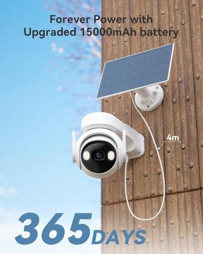 كاميرا سيل بي تي Cell PT 4G ـ 10MP تعمل بالطاقة الشمسية بطارية قابلة لاعادة الشحن، تحدث ثنائي الاتجاه