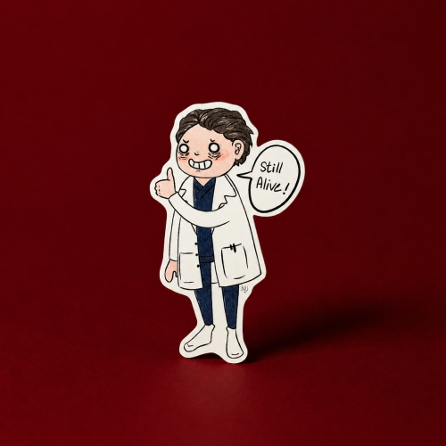 male doc sticker