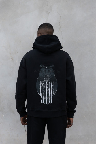 Night Owl Hoodie - Black