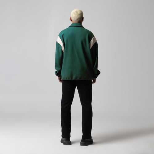 AWAKEN JACKET - GREEN & CREAM
