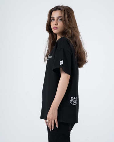 UNI-SEX THE UNIVERSE T-SHIRT - BLACK