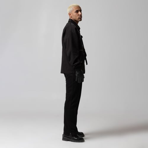 OWL VEST JACKET - BLACK