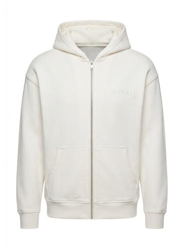 RF - WHITE ZIPPER HOODIE
