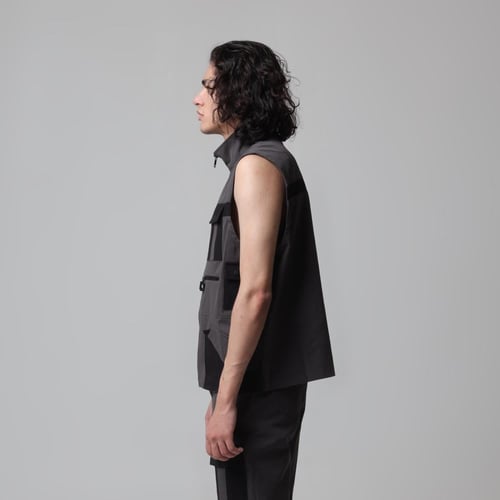 Utility Cargo Vest - Black