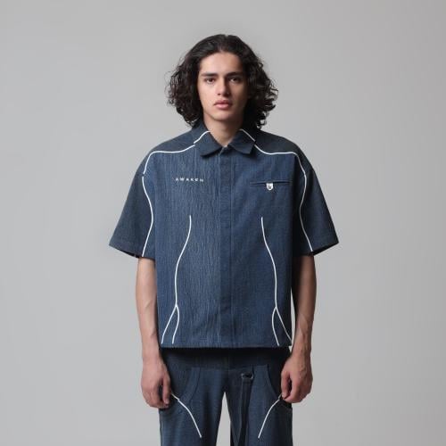 Two Tune Denim Shirt - Blue