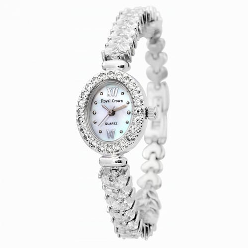 ساعة نسائية فضة عيار 925