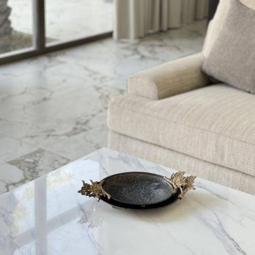 صينية تقديم معدن