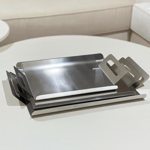 صينية تقديم معدن