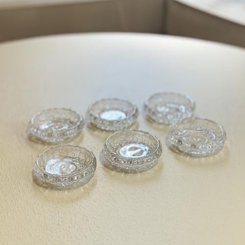 طقم صحون زجاج