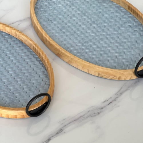 صينية تقديم خشبية