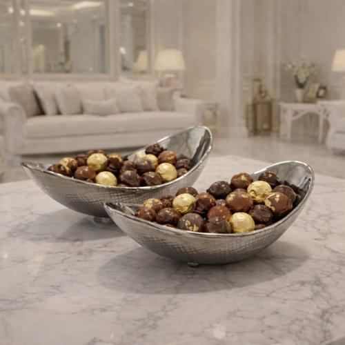 تقديمة سيراميك فضي