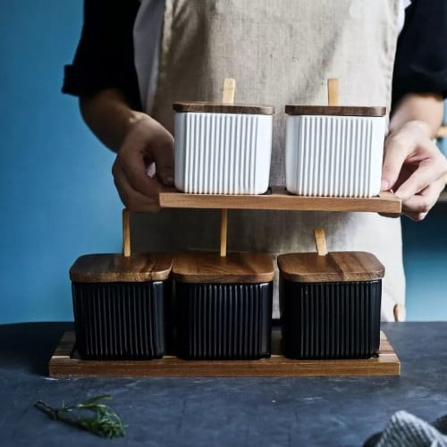 طقم علب توابل