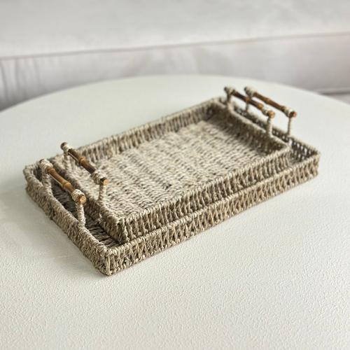 صينية تقديم خوص