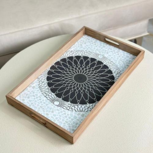 صينية تقديم خشبية