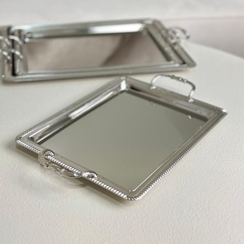 صينية تقديم معدن