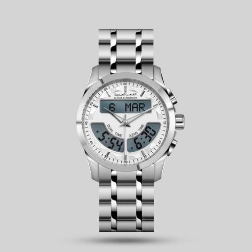 ساعة الفجر الحديث فضي_رمادي 219-06