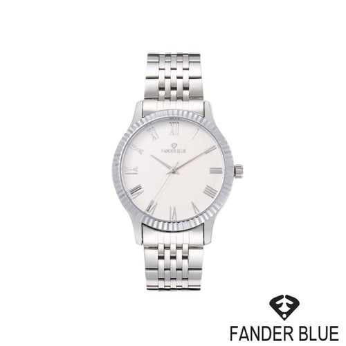 ساعة رجالي فندر بلو ستيل