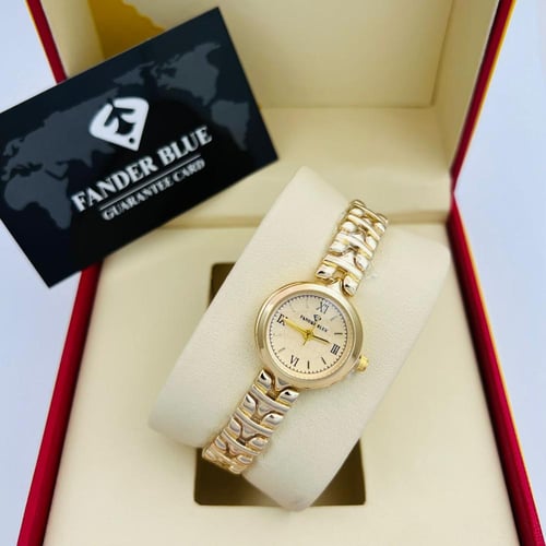 ساعة نسائي فندر بلو ( بتصميم ديور )