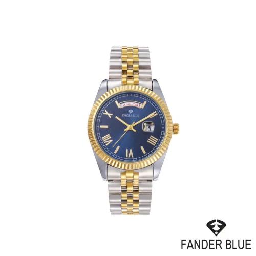 ساعة فندر بلو الرجالي ذهبي_ازرق GN4566