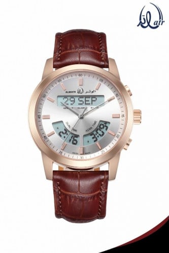 ساعة رجالي الوتر ( جلد )