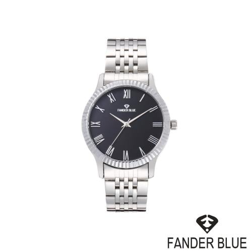 ساعة رجالي فندر بلو ستيل