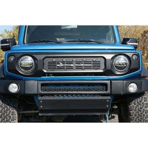 شبك امامي اسود مع اضاءه ليد