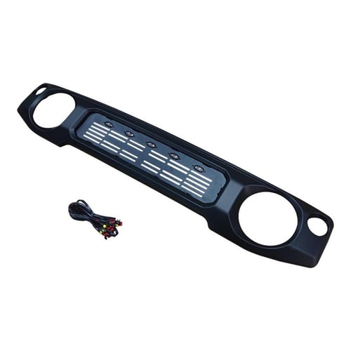 شبك امامي اسود مع اضاءه ليد