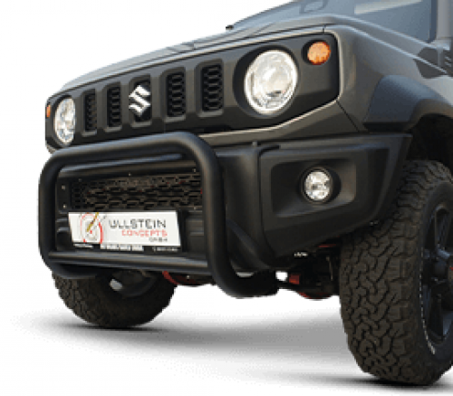 Black front bumper
