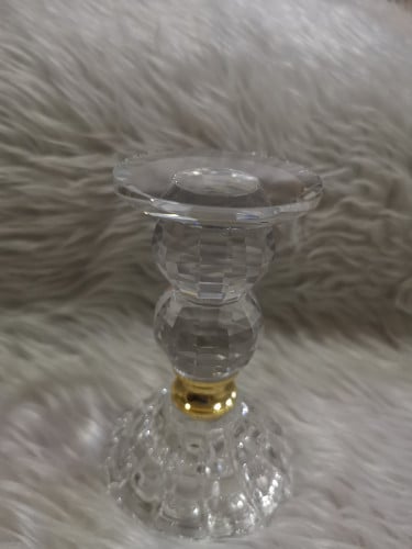 قاعدة كرستالية مذهبة