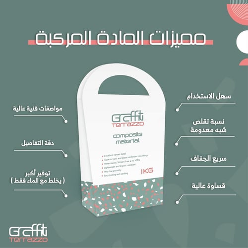جرافيتي تيرازو مادة مركبة 1 كغ