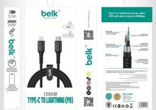 iPhone charger cable PD, 30w from Belk, meter