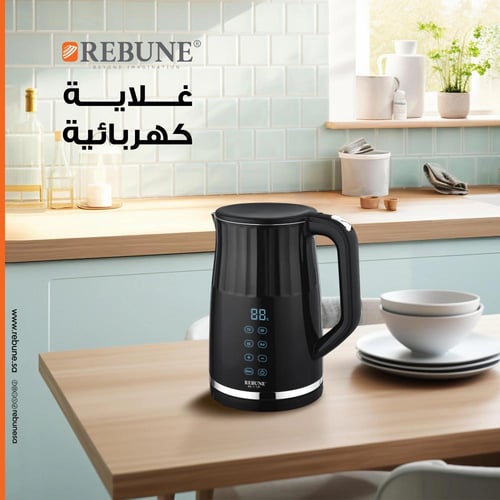 غلاية ستيل كهربائية بنظام حماية من الغليان الجاف ،...