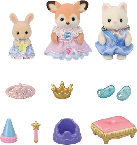 Sylvanian Families مجموعة عرض الحضانة: الأميرة وال...