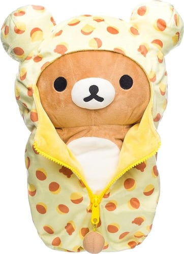 Rilakkuma دمية ريلاكوما الاصلي في كيس النوم بنمط ك...