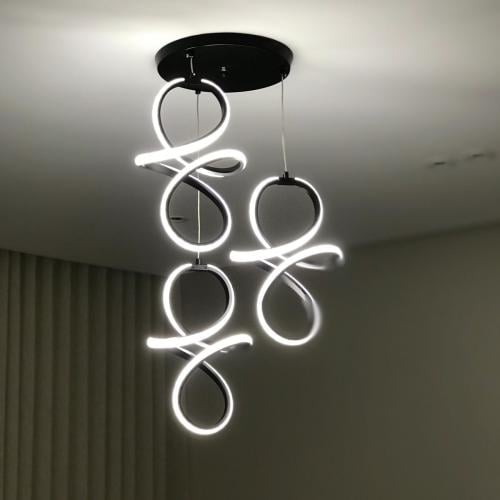 علاقي مودرن حلزوني تحكم بالريموت