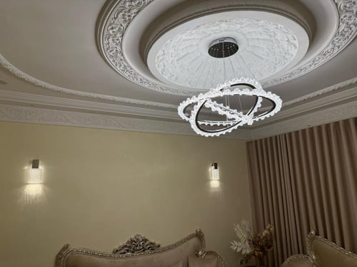 ثريا ليد اكريلك ٣ اضاءات تحكم بالريموت