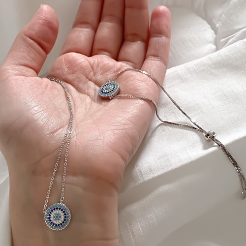 اسوارة أنيقة من الفضة الاسترليني عيار 925 مزينة با...