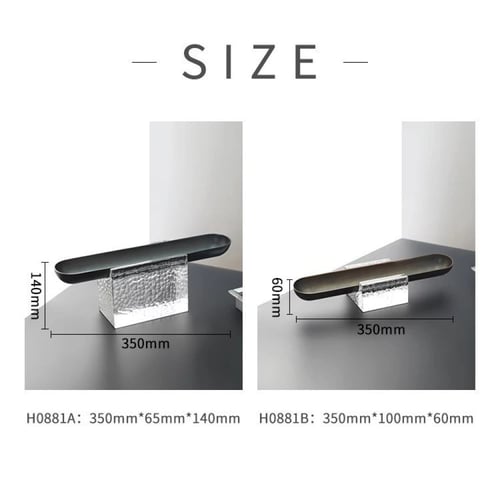 ستاند تقديم اسود كبير بقاعدة شفافة