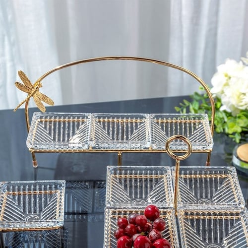 ستاند ثلاثي لتقديم للحلويات