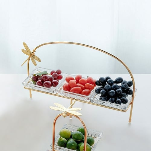 ستاند ثلاثي لتقديم للحلويات