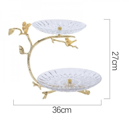 ستاند تقديم للحلويات بقاعدة مسطحه