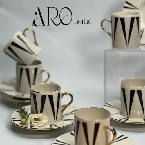 طقم اكواب قهوة 12 قطعه