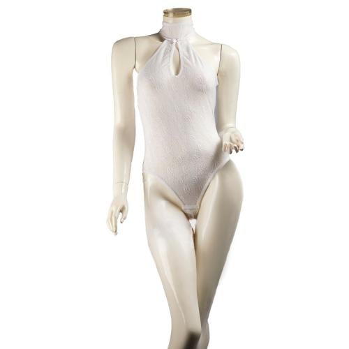 Women's baby doll lace stretch with clips bottom