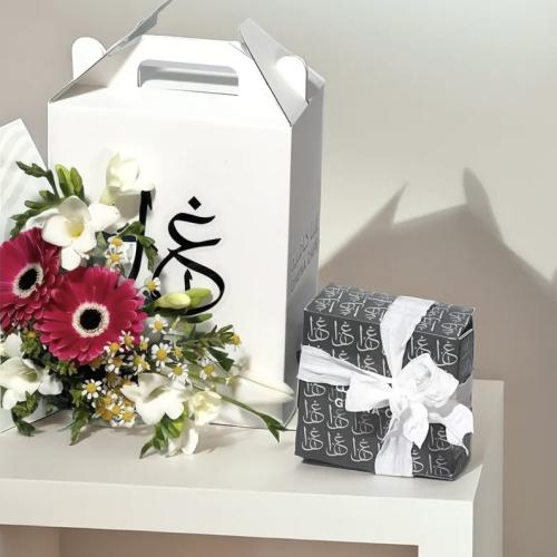 تنسيق بوكس قهوة سوداء و حلا