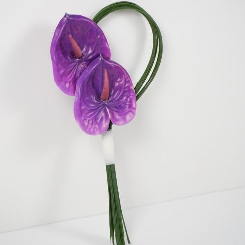 مسكة انتوريوم بنفسجي