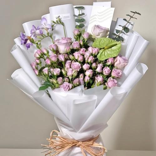 باقة عبق الانتوريوم