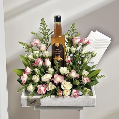 فازة ورد وعسل الزنجبيل والكركم