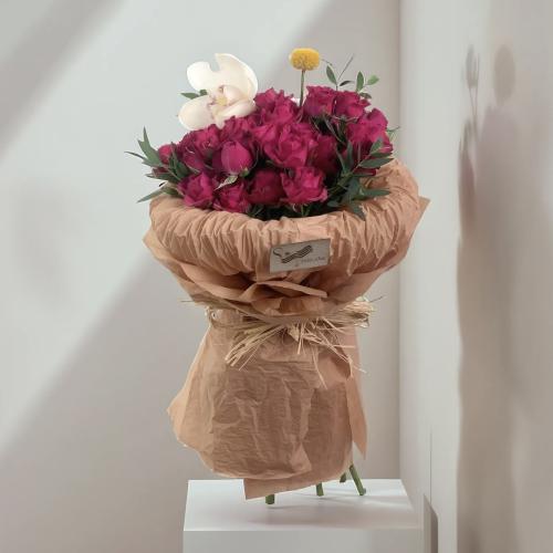 باقة ندى الورد