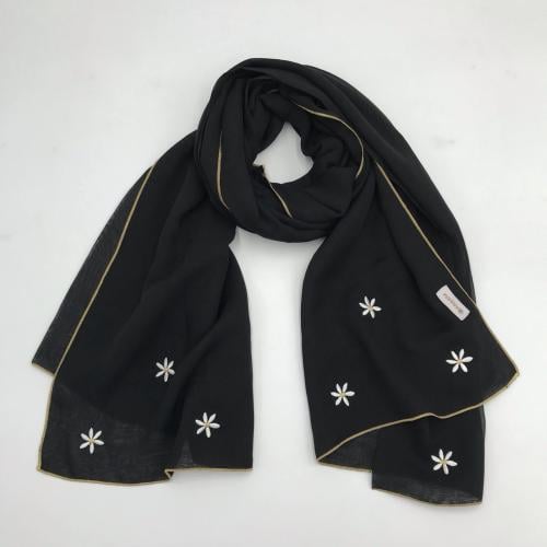 طرحة ياسمين أسود / B6